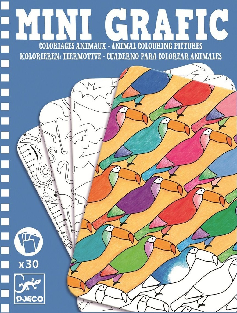Coloriages animaux (Mini Grafic Djeco)