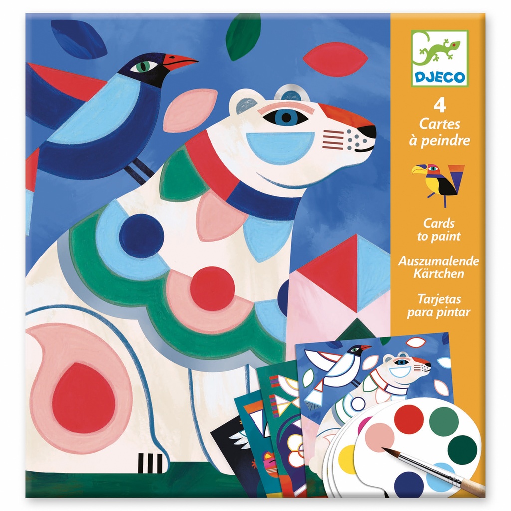 Coloriages surprises Le bestiaire Djeco