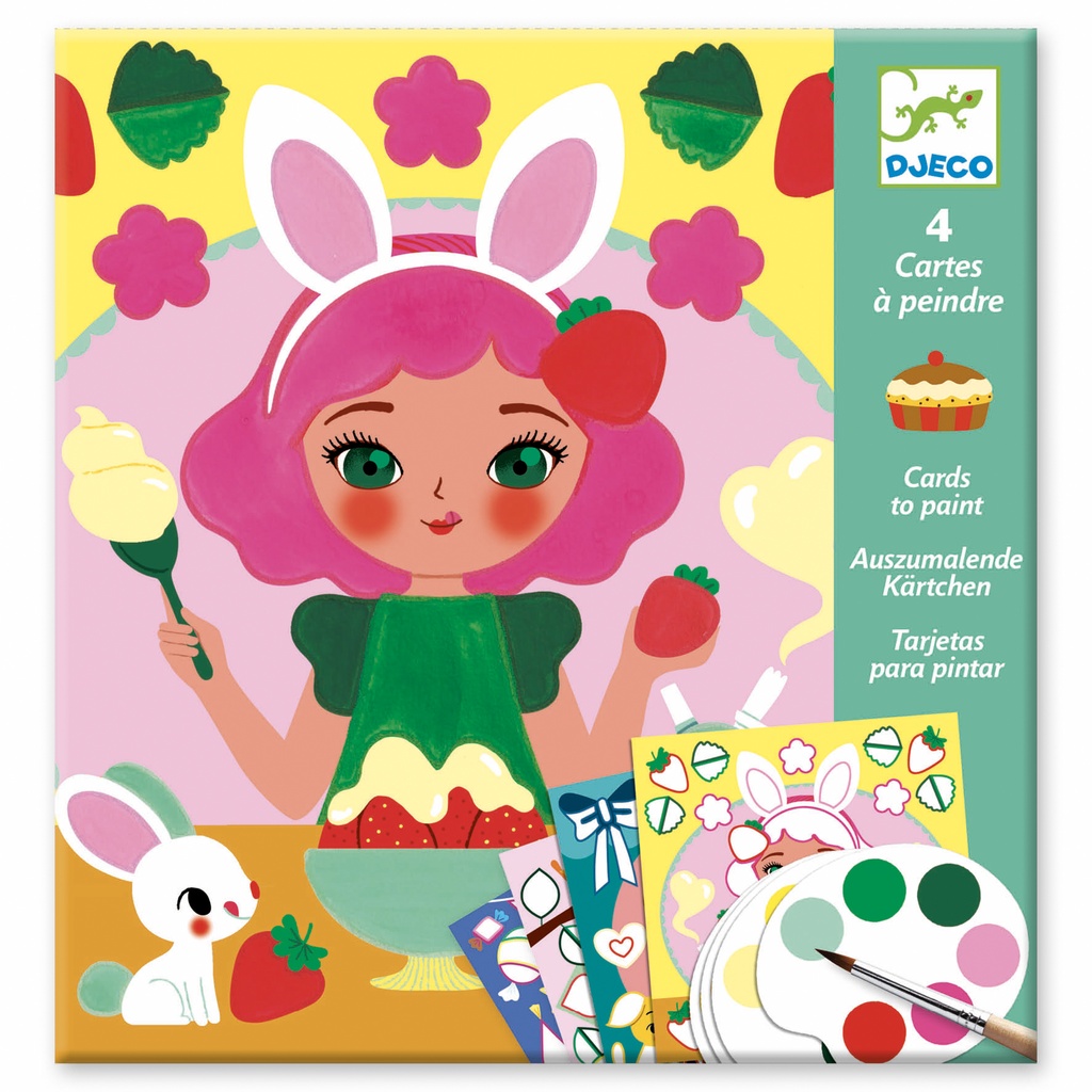 Coloriages surprises Le goûter Djeco