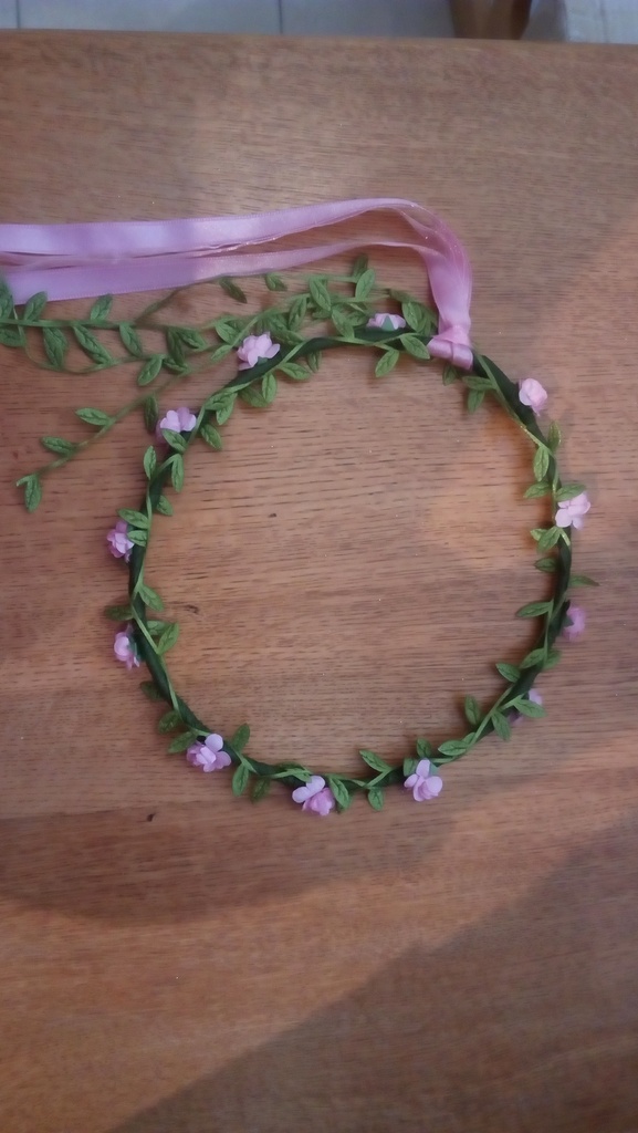 Couronne de Fleurs rose VAH