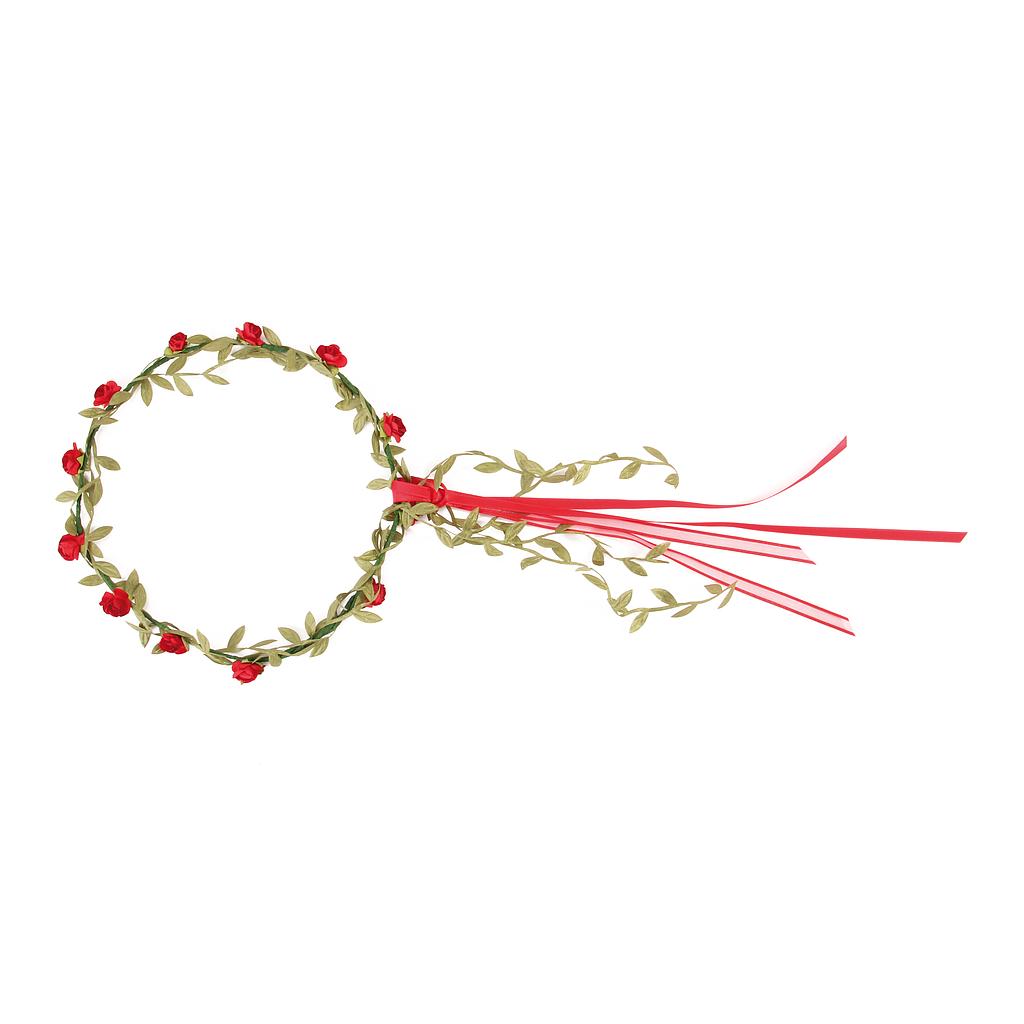 Couronne de Fleurs rouge VAH
