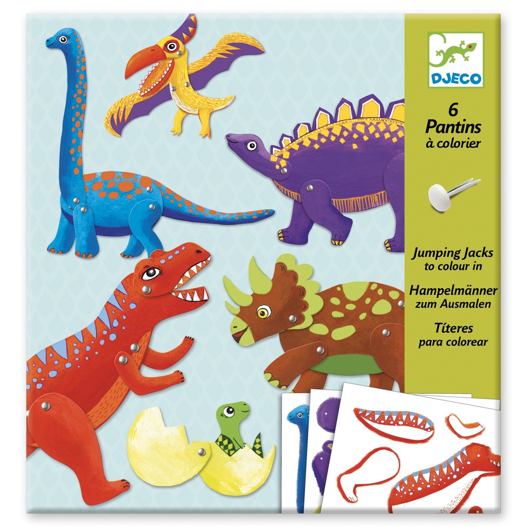 Coloriages surprises Dinos  Djeco