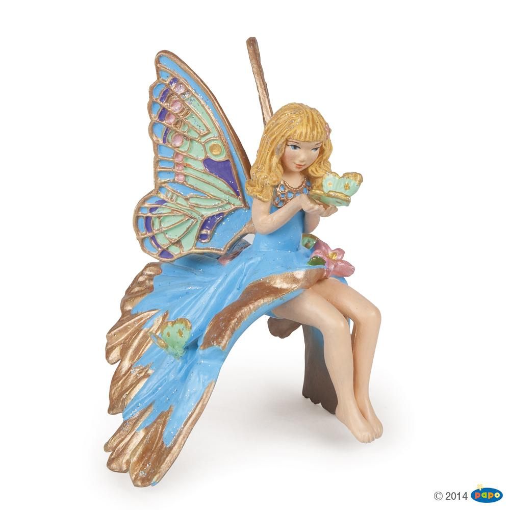 Enfant elfe bleue, Figurine du Monde Enchanté Papo
