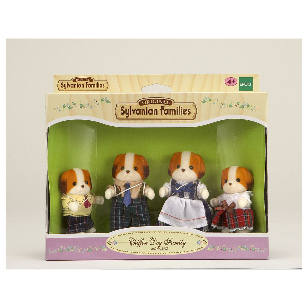 Famille Chien Chiffon SYLVANIAN FAMILIES