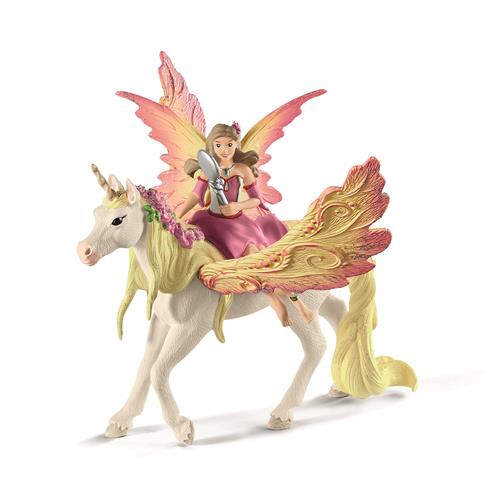 Fee Feya Et Une Licorne Ailee (Bayala   Schleich)