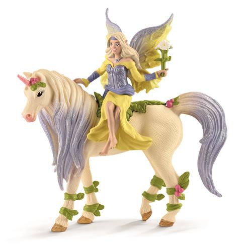 Fee Sera Avec La Licorne Aux Fleurs (Bayala   Schleich)
