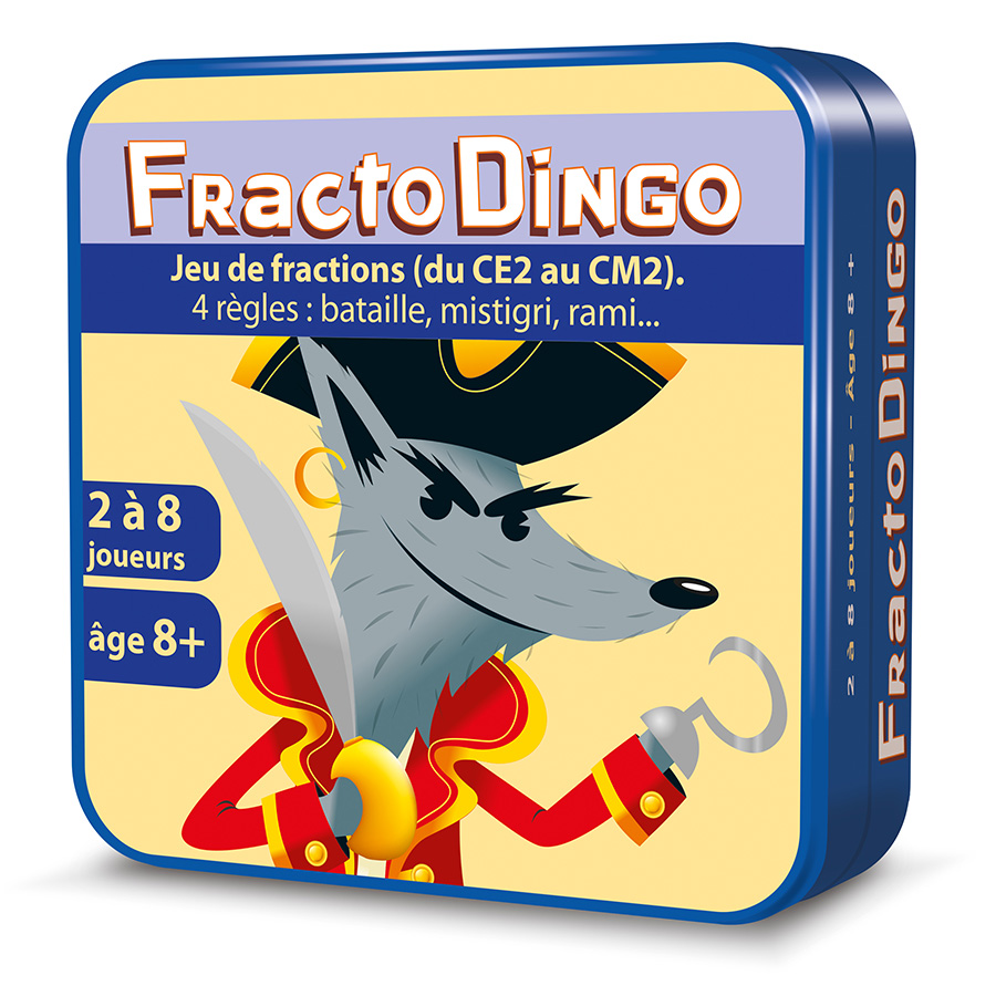 Fractodingo, jeu de fractions - Cocktail games