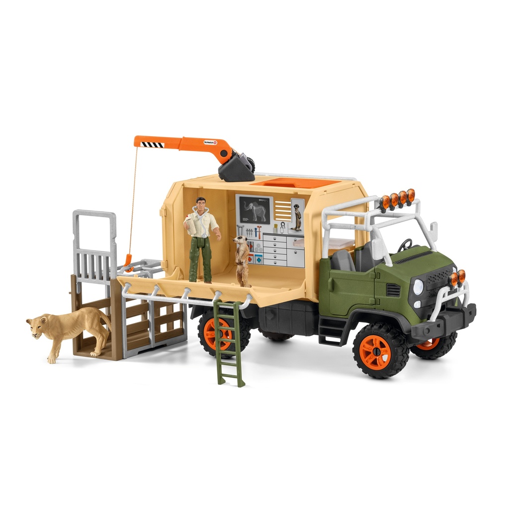 Gros Camion Sauvetage D’Animaux (Wild Life Schleich)