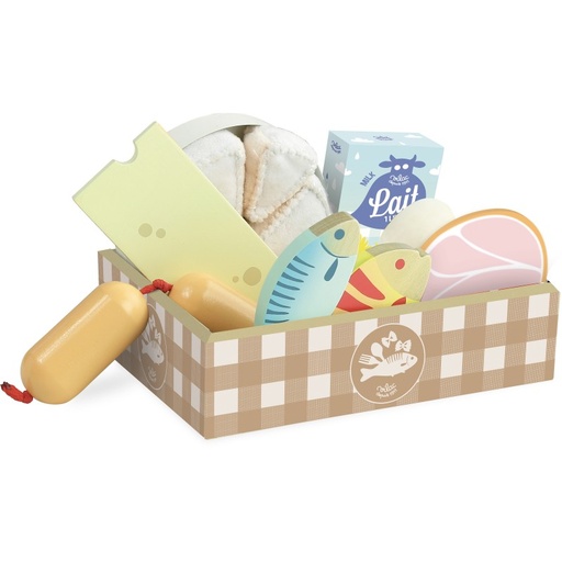 [VIL_8104] JOUR DE MARCHÉ  / Set de 11 produits frais (Vilac)