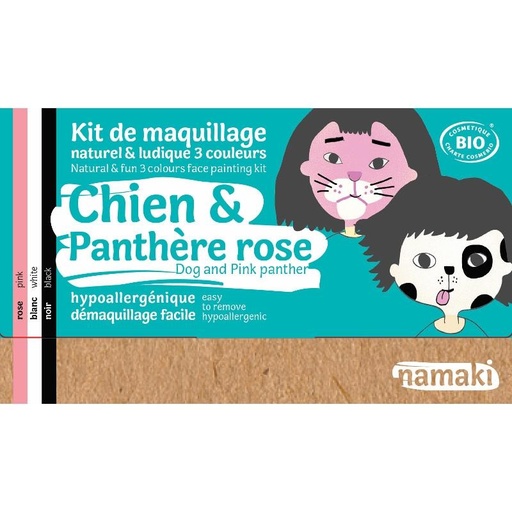 [CHO_NA110004] Kit 3 couleurs chien – panthère rose Namaki
