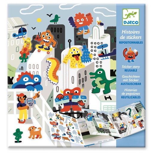 [DJE_DJ08955] L'invasion des monstres (Stickers Djeco)