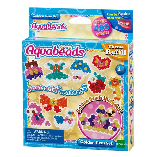 [SYL_31048] La recharge perles dorées (Aquabeads)