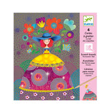 [DJE_DJ09725] Cartes à gratter  Le bal des coquettes Djeco