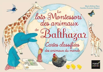 [DIL_9782401022003] Le loto Montessori de animaux de Balthazar. Cartes classifiées des animaux du monde