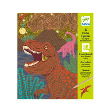 [DJE_DJ09726] Cartes à gratter  Le règne des dinosaures Djeco