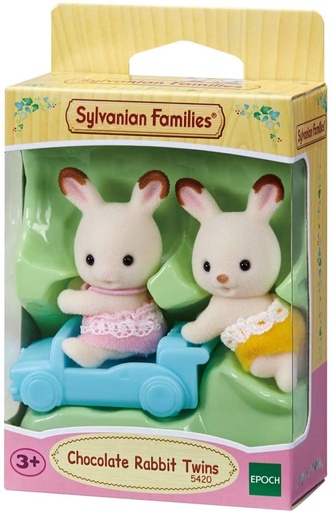[SYL_5420] Les jumeaux lapin chocolat (Sylvanian Families)