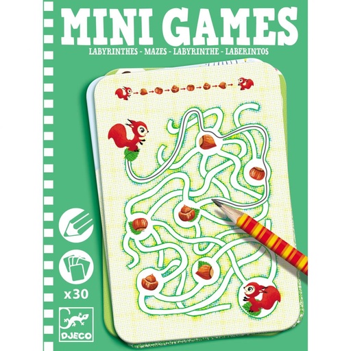[DJE_DJ05324] Mini games Les labyrinthes d'Ariane Djeco