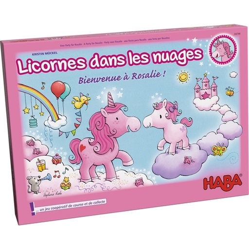 [HAB_1302767003] Licornes dans les nuages - Bienvenue à Rosalie! ( Jeu Haba)