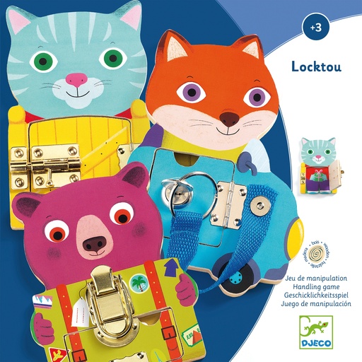 [DJE_DJ01664] Jeux éducatifs bois Locktou Djeco