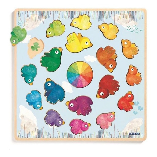 [DJE_DJ01807] Ludicolori (Puzzles Éducatif Bois Djeco)