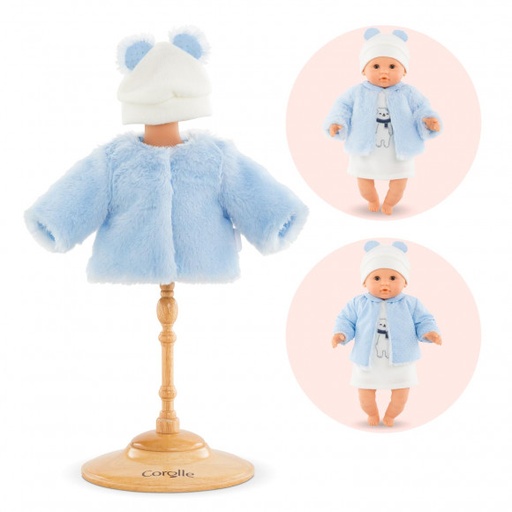 [COR_110430] Manteau hiver polaire poupon 30cm Corolle
