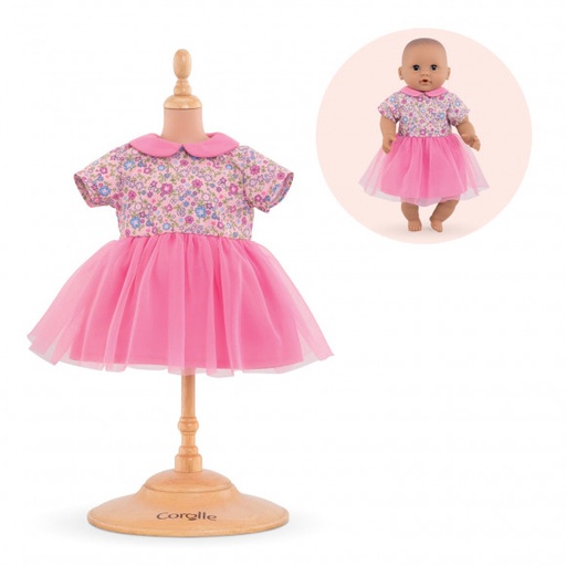 [COR_110340] Robe rose pour poupon 30 cm Corolle