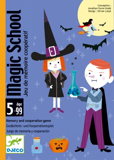 [DJE_DJ05144] Jeux de cartes  Magic School Djeco