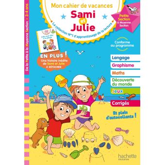 [DIL_9782017865391] Mon Cahier De Vacances Sami Et Julie 3-4 Ans