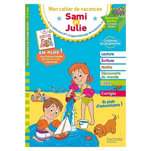 [DIL_9782017865407] Mon Cahier De Vacances Sami Et Julie 4-5 Ans