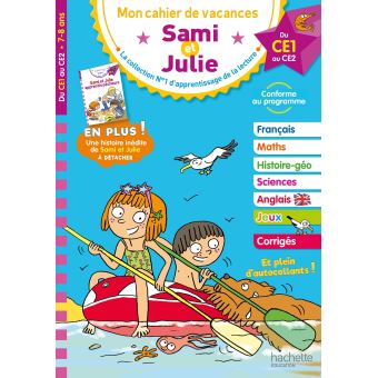 [DIL_9782017017004] Mon Cahier De Vacances Sami Et Julie 7-8 Ans