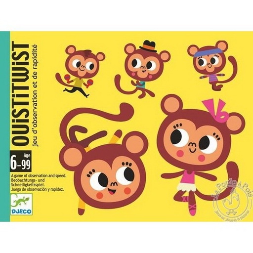 [DJE_DJ05186] Ouistitwist (Jeux De Cartes Djeco)