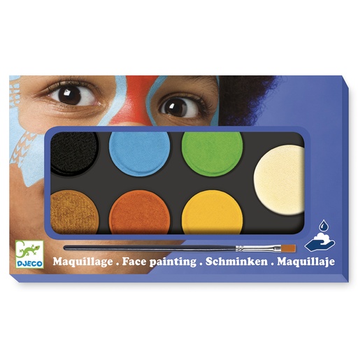 [DJE_DJ09230] Palettes et accessoires Palette 6 couleurs - Nature Djeco
