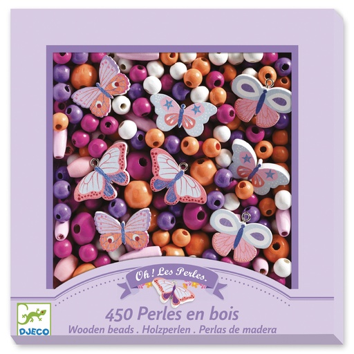 [DJE_DJ09810] Perles et bijoux Perles bois - Papillons Djeco