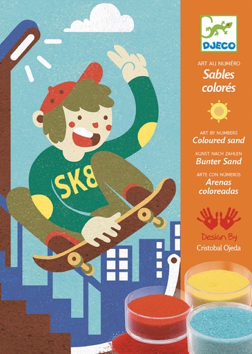 [DJE_DJ08658] Sables colorés Passion glisse Djeco