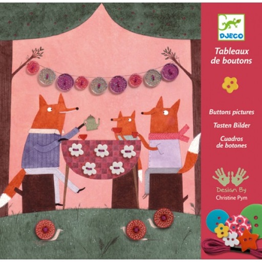 [DJE_DJ08947] Petite vie dans les bois (Tableaux De Boutons Djeco)