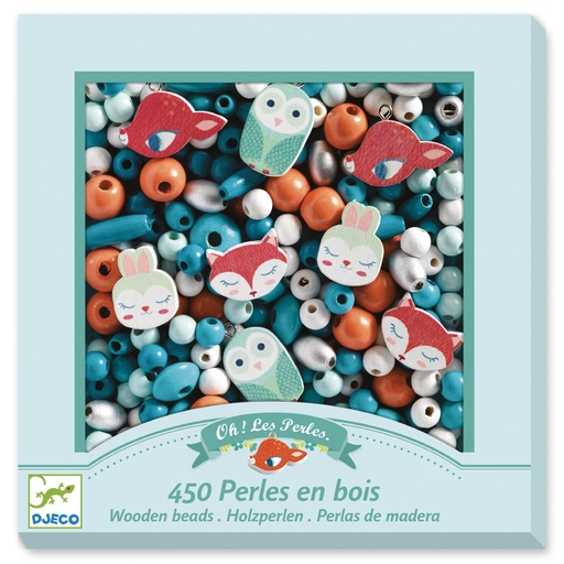 [DJE_DJ09807] Perles et bijoux Perles bois - Petits animaux Djeco
