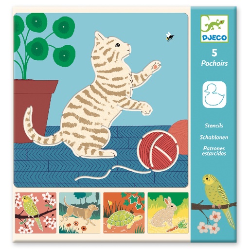 [DJE_DJ08820] Pochoirs Petits compagnons Djeco