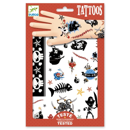 [DJE_DJ09584] Tatouages Pirates Djeco