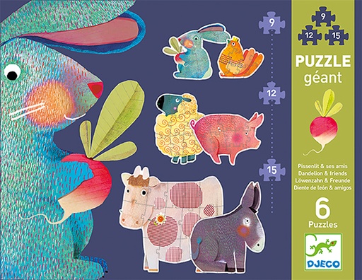 [DJE_DJ07145] Pissenlit & ses amis  (Puzzles Évolutifs Djeco)