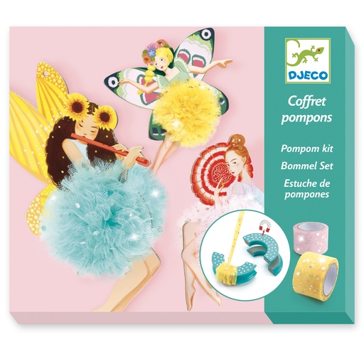 [DJE_DJ09836] Tricotin et pompons Pompons Fées Djeco