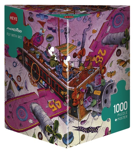 [MER_58561] Puzzle 1000p Fly with me!, Mordillo (Heye)