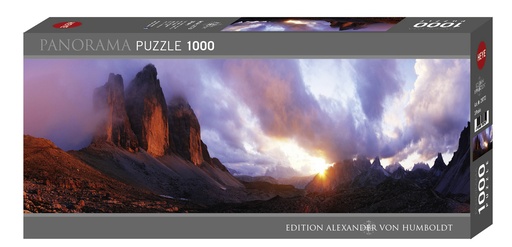 [MER_58298] Puzzle 1000p Panorama 3 Peaks Schmidbauer (Heye)