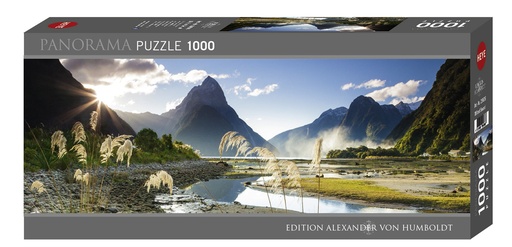 [MER_58374] Puzzle 1000p Panorama Milford Sound (Heye)