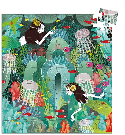 [DJE_DJ07242] Puzzles silhouettes Paradis aquatique - 54 pcs Djeco