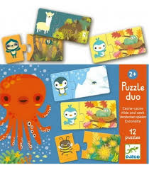 [DJE_DJ08156] Puzzles duo-trio Puzzle duo Cache-cache Djeco