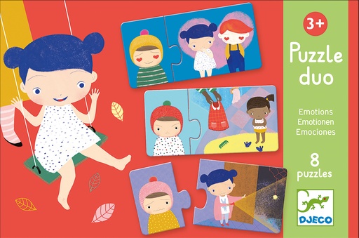 [DJE_DJ08152] Puzzles duo-trio Puzzle duo Emotions Djeco