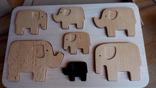 [BAJ_97390] Puzzle éléphant Bajo