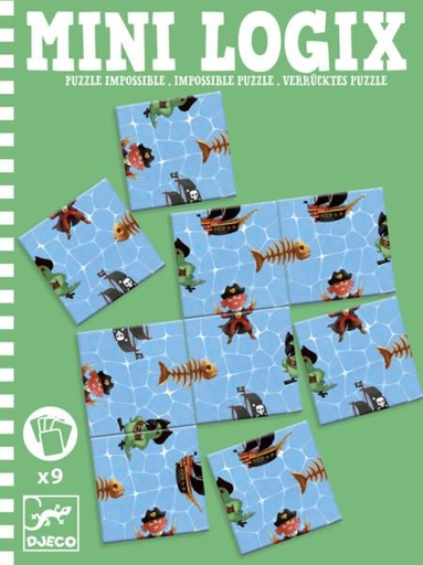 [DJE_DJ05364] Puzzle impossible pirates (Mini Logix Djeco)