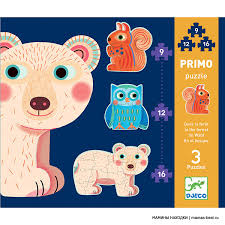[DJE_DJ07143] Puzzles évolutifs Puzzles Primo - Dans la forêt Djeco