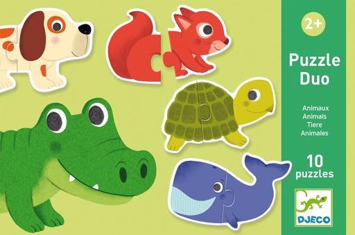 [DJE_DJ08147] Puzzles duo-trio Puzzle Duo Animaux Djeco